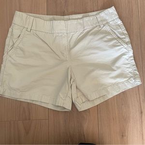 Women’s J.Crew chino shorts.